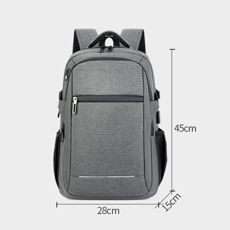 Zaino per laptop REMOID da 17 pollici, resistente all'acqua, ideale per viaggi e lavoro, con porta USB.