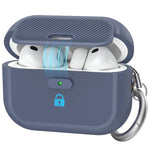 Custodia in silicone AhaStyle JY26 con chiusura di sicurezza e moschettone., For AiPods  Pro 3