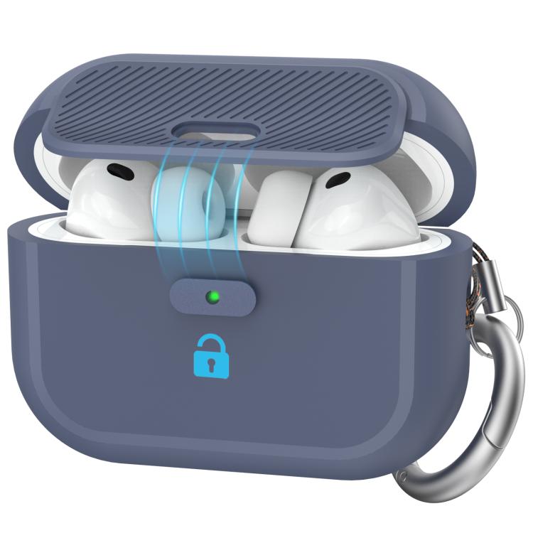 Custodia in silicone AhaStyle JY26 con chiusura di sicurezza e moschettone., For AiPods  Pro 3