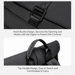 Zaino per laptop REMOID resistente all'acqua con cinghia per bagagli, 22 litri, sottile, ideale per viaggi e gite giornaliere.