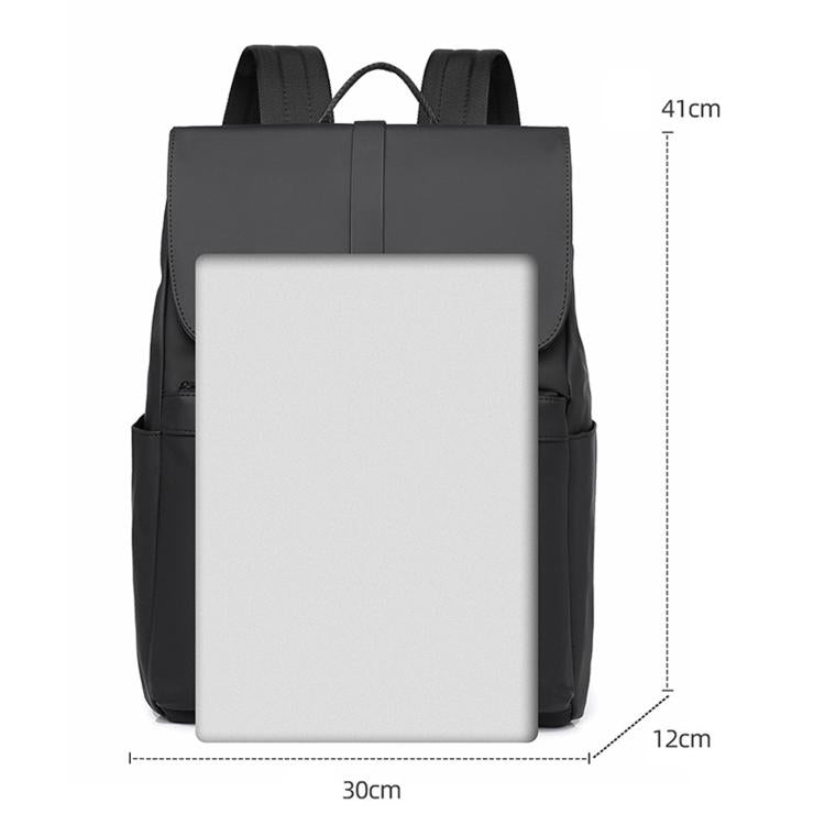 Zaino per laptop REMOID resistente all'acqua con cinghia per bagagli, 22 litri, sottile, ideale per viaggi e gite giornaliere.