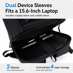 Zaino da viaggio REMOID per laptop con scomparto per scarpe e porta di ricarica USB.