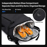 Zaino da viaggio REMOID per laptop con scomparto per scarpe e porta di ricarica USB.