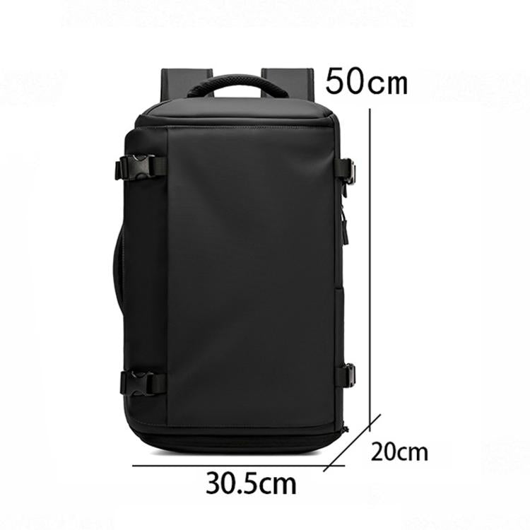 Zaino da viaggio REMOID per laptop con scomparto per scarpe e porta di ricarica USB.