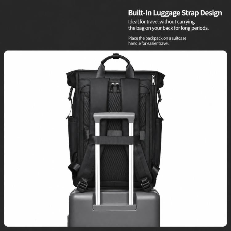Zaino REMOID casual per laptop, ideale per lavoro, viaggi e spostamenti quotidiani, resistente all'acqua.