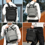 Zaino REMOID casual per laptop, ideale per lavoro, viaggi e spostamenti quotidiani, resistente all'acqua.
