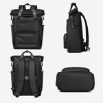 Zaino REMOID casual per laptop, ideale per lavoro, viaggi e spostamenti quotidiani, resistente all'acqua.