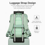 Zaino da viaggio REMOID per laptop, resistente all'acqua, in tessuto Oxford.