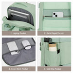 Zaino da viaggio REMOID per laptop, resistente all'acqua, in tessuto Oxford.