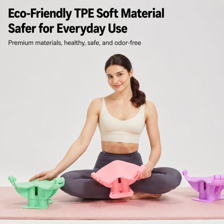 Attrezzatura per l'allenamento del pavimento pelvico e dei muscoli interni della coscia per esercizi di Kegel, ideale per la palestra domestica femminile.