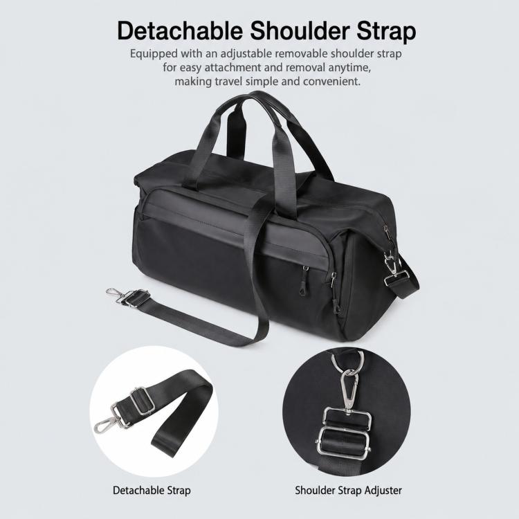 REMOID T19 Borsa sportiva da palestra, resistente all'acqua, ideale per i viaggi e dotata di scomparto per le scarpe.
