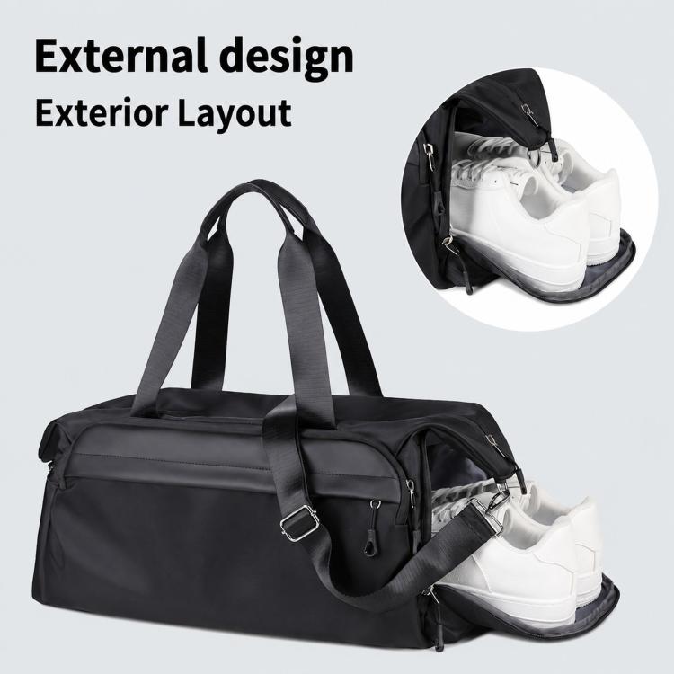 REMOID T19 Borsa sportiva da palestra, resistente all'acqua, ideale per i viaggi e dotata di scomparto per le scarpe.