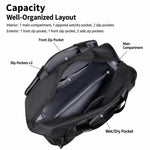 REMOID T19 Borsa sportiva da palestra, resistente all'acqua, ideale per i viaggi e dotata di scomparto per le scarpe.