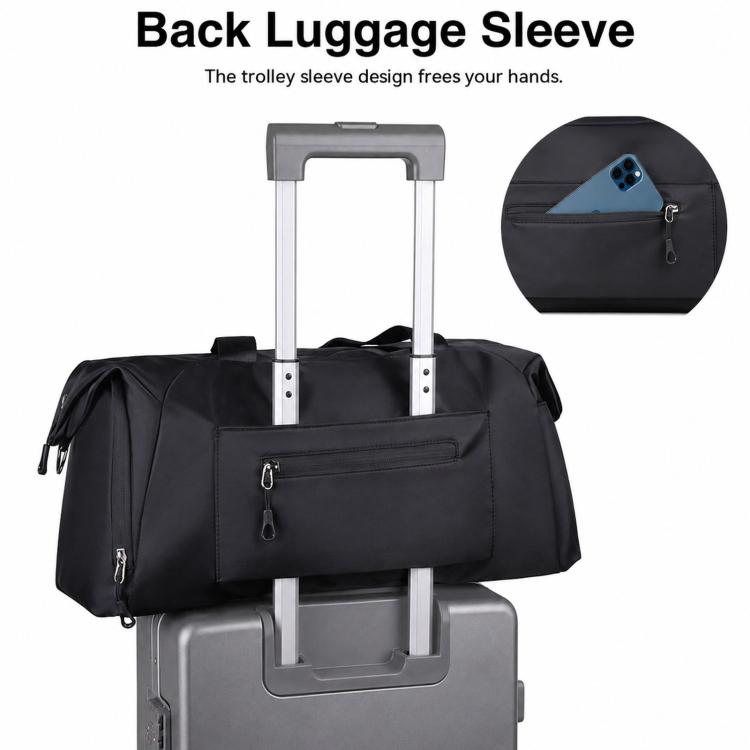 REMOID T19 Borsa sportiva da palestra, resistente all'acqua, ideale per i viaggi e dotata di scomparto per le scarpe.