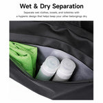 REMOID T19 Borsa sportiva da palestra, resistente all'acqua, ideale per i viaggi e dotata di scomparto per le scarpe.