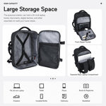Zaino da viaggio REMOID M007 per laptop, resistente all'acqua, ideale per lavoro e come bagaglio a mano, con porta USB.