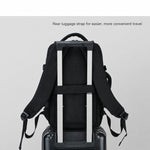 Zaino da viaggio REMOID M007 per laptop, resistente all'acqua, ideale per lavoro e come bagaglio a mano, con porta USB.