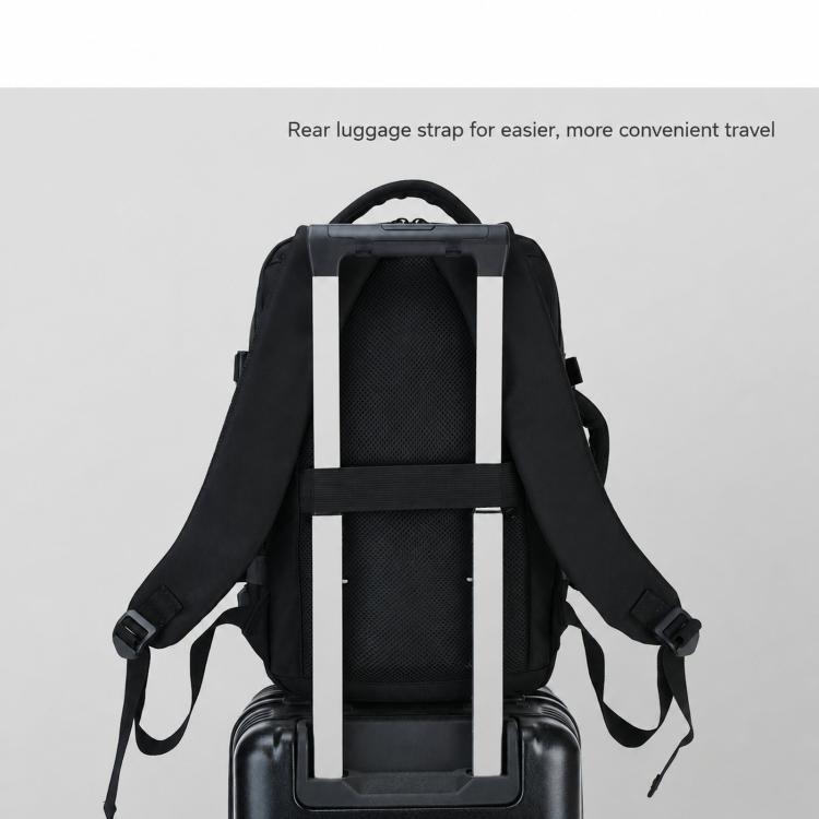 Zaino da viaggio REMOID M007 per laptop, resistente all'acqua, ideale per lavoro e come bagaglio a mano, con porta USB.