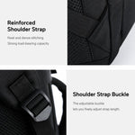 Zaino da viaggio REMOID M007 per laptop, resistente all'acqua, ideale per lavoro e come bagaglio a mano, con porta USB.