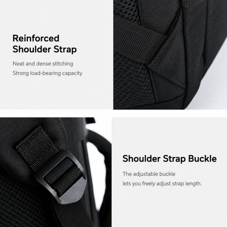 Zaino da viaggio REMOID M007 per laptop, resistente all'acqua, ideale per lavoro e come bagaglio a mano, con porta USB.