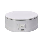 Supporto girevole elettrico a 360 gradi per display e riprese in diretta streaming, 10cm Plugged In White, 10cm Plugged In Black, 11cm Rechargeable White, 11cm Rechargeable Black, 15cm Plugged In White, 15cm Plugged In Black, 15cm Rechargeable White   ...