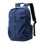 Zaino REMOID casual da viaggio per laptop, resistente all'acqua, ideale per la scuola e dotato di porta USB.