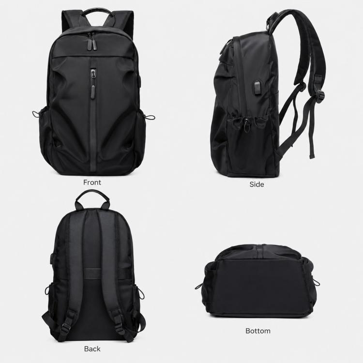 Zaino REMOID casual da viaggio per laptop, resistente all'acqua, ideale per la scuola e dotato di porta USB.