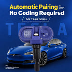 Sensore di monitoraggio della pressione degli pneumatici per Tesla Model Y / S / 3, 1490701-01-A/B/C, Before 2021 433 Sensor, 2021–2024 Bluetooth Sensor