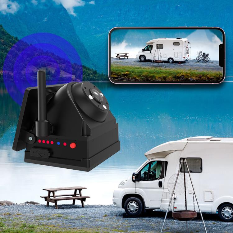 Telecamera da cruscotto HD wireless con ricarica solare