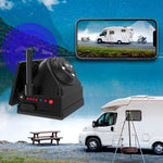 Telecamera da cruscotto HD wireless WIFI ad energia solare magnetica per retromarcia, F25C