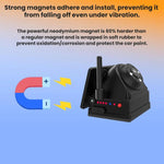 Telecamera da cruscotto HD wireless WIFI ad energia solare magnetica per retromarcia, F25C