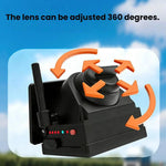 Telecamera da cruscotto HD wireless WIFI ad energia solare magnetica per retromarcia, F25C
