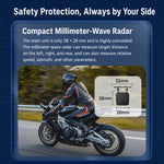 Sistema di avviso di collisione per monitoraggio dell'angolo cieco BSD a onde millimetriche da 60 GHz per motociclette, 50-Meter