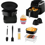 Kit da forno con rivestimento in silicone, griglia, teglia per torte, For Ninja AF180 - 9 Pcs Set Single Zone, For Ninja AF180 - 10 Pcs Set Single Zone, For Ninja AF300 - Dual Zone Set, For Ninja AF400 - XL Dual Zone Set                                ...