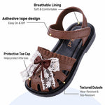 Sandali per bambini con suola morbida antiscivolo, impermeabili, ideali per camminare., 30 Inner Length 18cm, 27 Inner Length 16.5cm