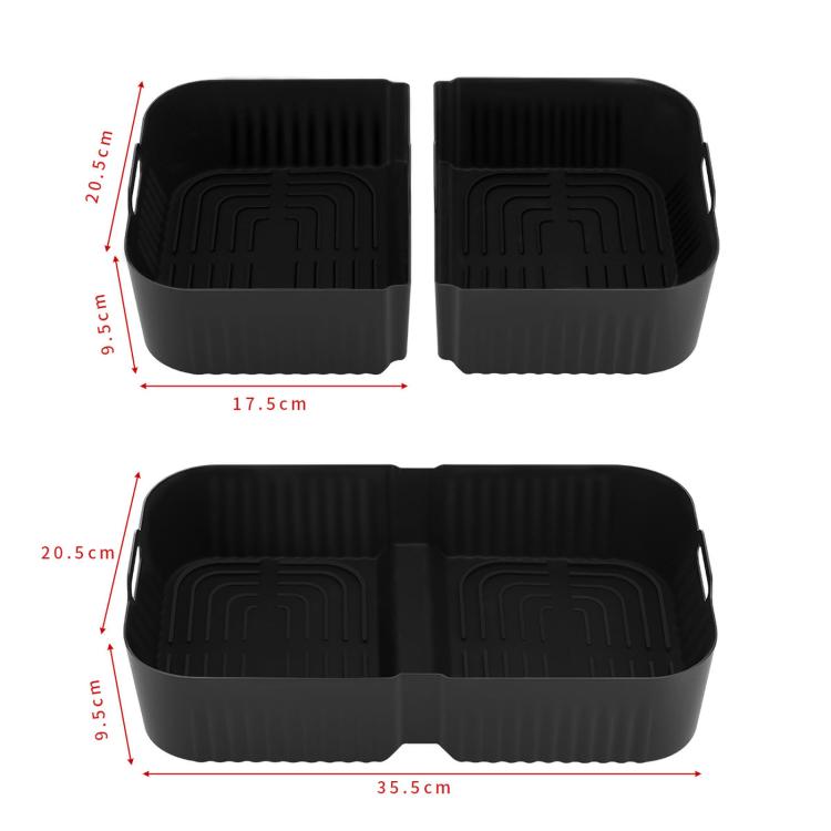 Cestino FlexBasket 10.4L MegaZone per Ninja AF500 AF500EU, 3 Pcs Silicone Liners Set, 10 Pcs Accessories Kit, 11 Pcs Accessories Kit, 13 Pcs Accessories Kit, 15 Pcs Deluxe Accessories Kit