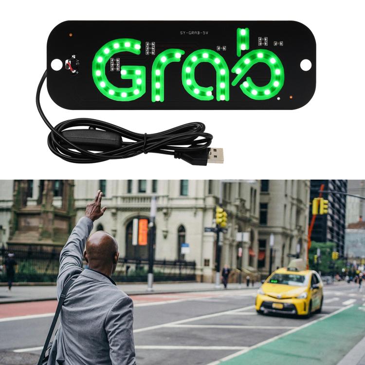 Luce segnalazione tetto taxi USB universale 25x14x2 cm