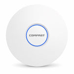 Access point WiFi 6 COMFAST CF-E392AX AX3000 ad alta potenza da soffitto con doppia porta Gigabit Ethernet, CF-E392AX