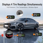 Sistema di monitoraggio della pressione degli pneumatici TPMS a energia solare con luce ambientale a LED, External 4-Wheel, External 6-Wheel, Built-in 4-Wheel, Built-in 6-Wheel