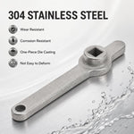 Chiave per foro quadrato di uscita aria radiatore in acciaio inox 304, 70.5x9.2mm