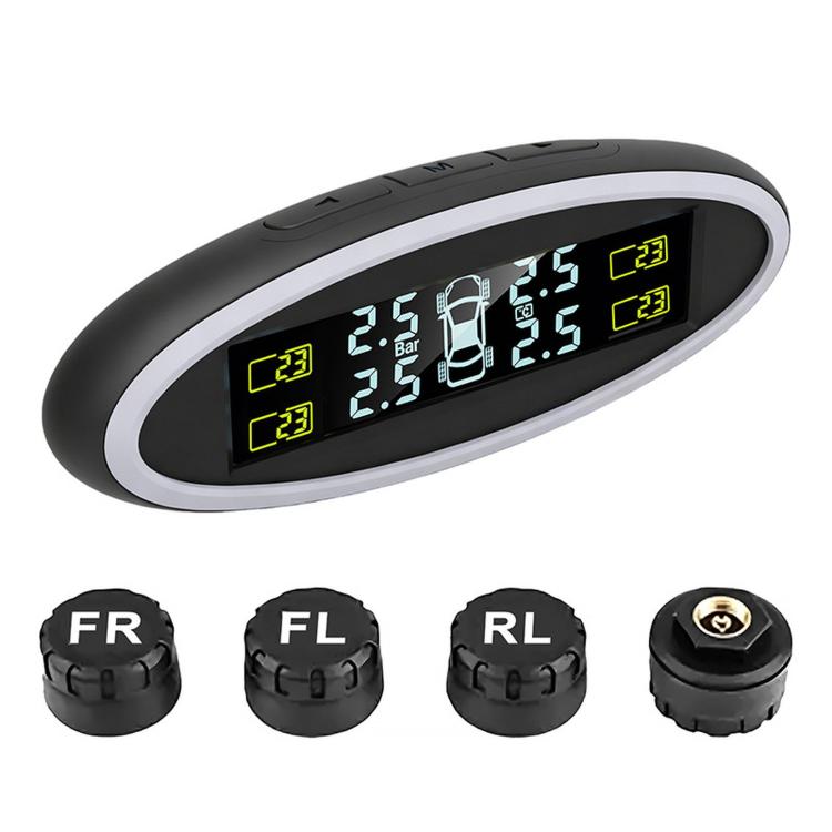 Sistema TPMS monitoraggio pressione pneumatici USB 5V