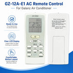 Telecomando di ricambio per condizionatore Galanz GZ-12A-E1