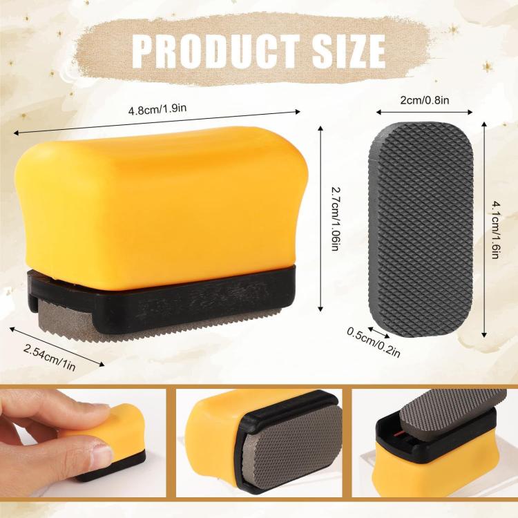 Mini lima per vernice per riparazioni auto, set di blocchi abrasivi magnetici a doppia faccia con impugnatura morbida, Mini Paint File