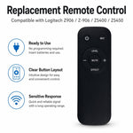 Telecomando sostitutivo per sistema di altoparlanti surround 5.1 Logitech Z906 / Z-906 / Z5400 / Z5450, For Logitech Z906