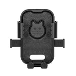 Supporto universale per telefono da moto con simpatico gatto, supporto per cellulare per bici e scooter, Handlebar Mount Black, Rearview Mirror Mount Black, Handlebar Mount Pink, Rearview Mirror Mount Pink