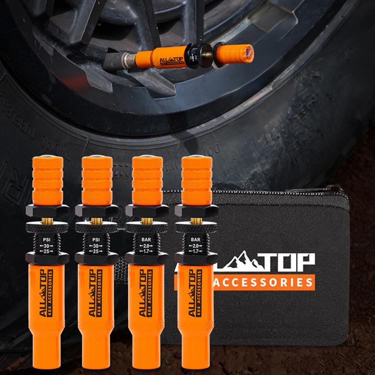 Kit sgonfiaggio pneumatici 10-30 PSI con valvola ottone