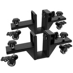 Carrello per il trasporto di porte, pannello regolabile, carrello con rotelle girevoli bloccabili., 2-Piece Set