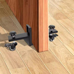 Carrello per il trasporto di porte, pannello regolabile, carrello con rotelle girevoli bloccabili., 2-Piece Set