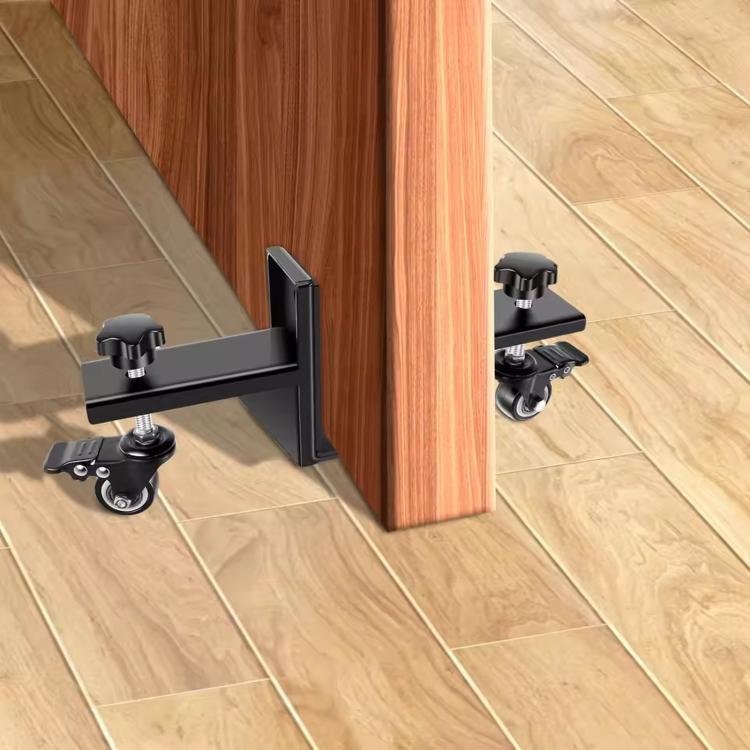 Carrello per il trasporto di porte, pannello regolabile, carrello con rotelle girevoli bloccabili., 2-Piece Set