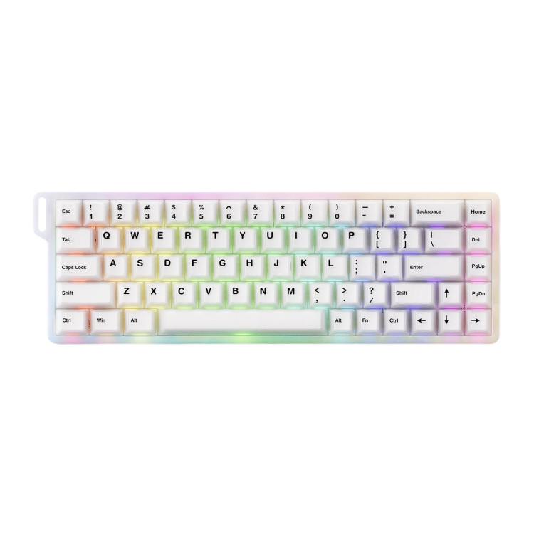 Tastiera meccanica da gioco e-sport MONSGEEK Verve 68 ARGB con tasti a 2 strati e interruttori magnetici, ideale per e-sport., Wired, 3-Mode